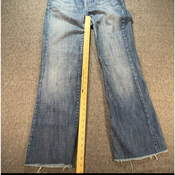 Joe’s Jeans Women’s W28 Honey Bootcut‎ Distressed Hem Stretch Denim Blue - Picture 4 of 8